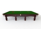 Preview: Riley Aristocrat Tournament Champion Full Size Mahogony Finish Steel Block Cushion Snooker Table (12ft 365cm)